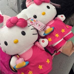 Hello Kitty Plush Doll - Pink and White
